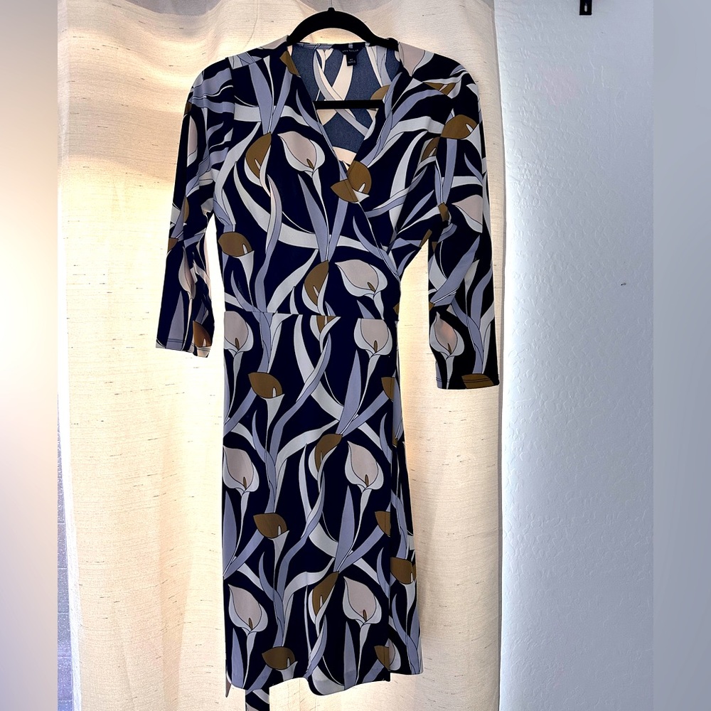 Ann Taylor Patterned Wrap Dress